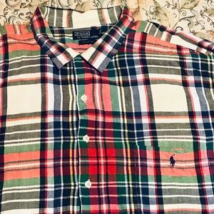 Ralph Lauren Short Sleeve Button Shirt size 4XLT